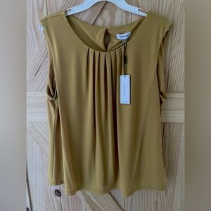 NWT Calvin Klein sleeveless blouse